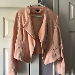Peach, light pink blazer